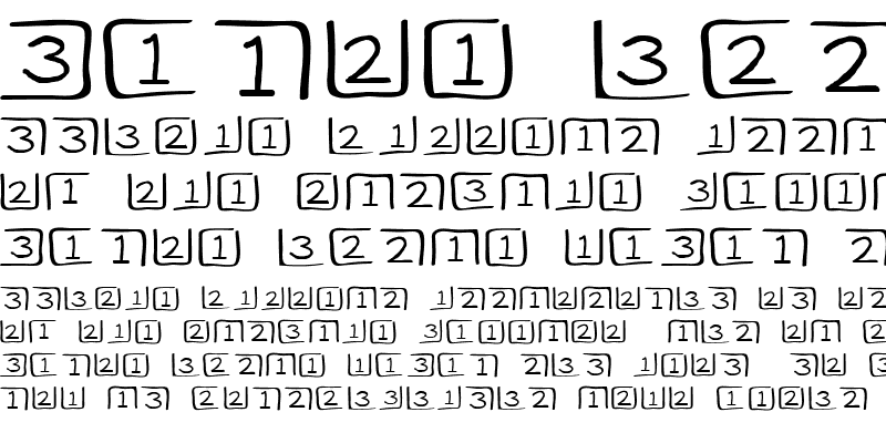 Sample of Clave Cajn Regular