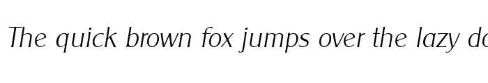 Preview of Cleargothic-Serial-ExtraLight RegularItalic