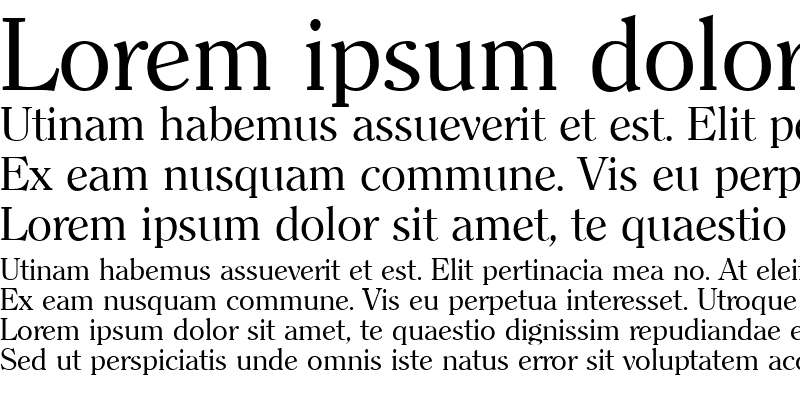 Sample of Clearserif