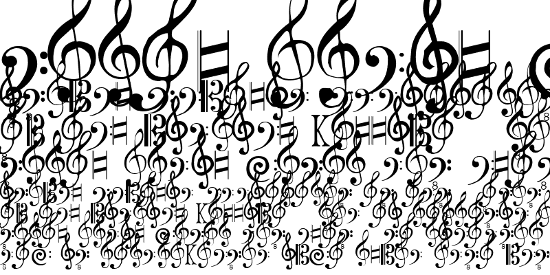 Sample of Clefs