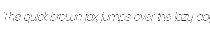 Preview of ClementePDab HairlineItalic