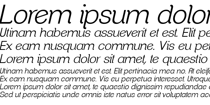 Sample of ClementePDaf LightItalic
