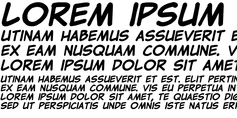 Sample of Clementine Bold Italic