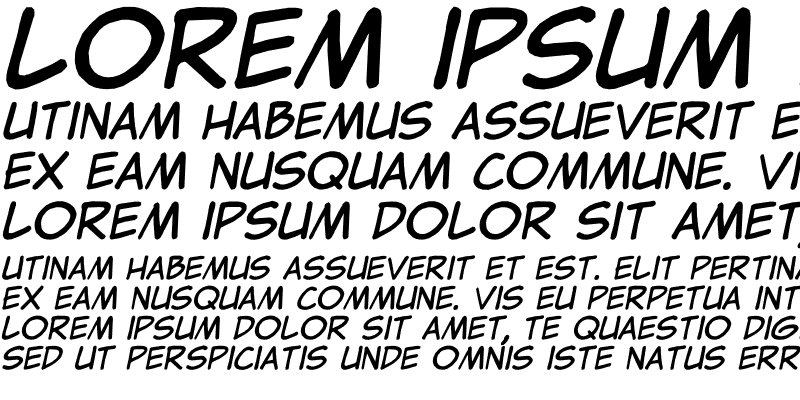 Sample of Clementine Italic