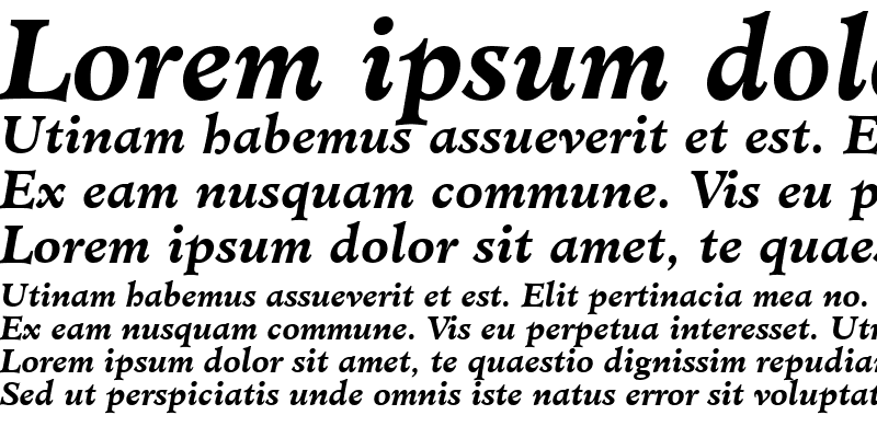 Sample of Cleric SSi Bold Italic