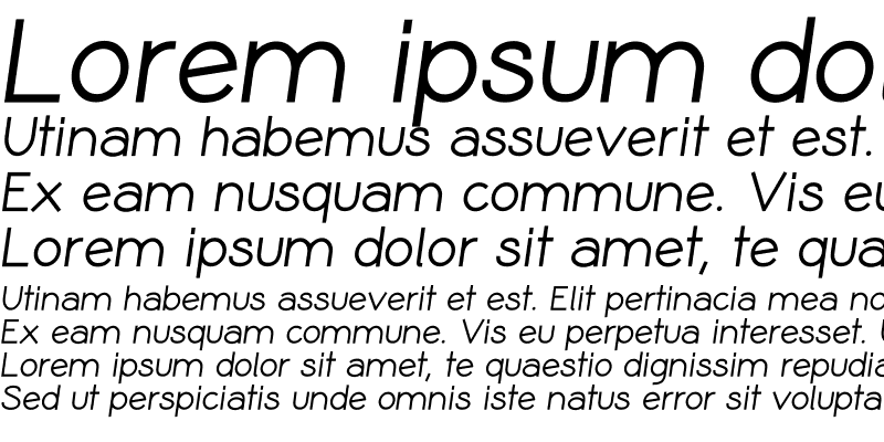 Sample of Coamei Bold Italic