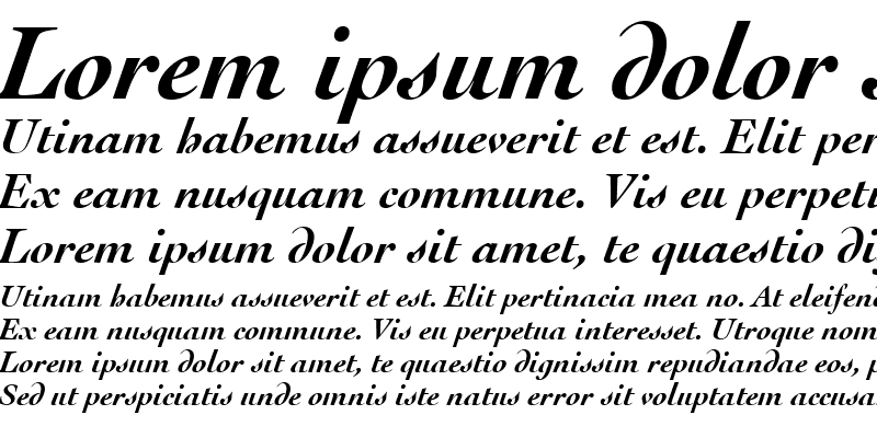 Sample of Cochin LT Bold Italic