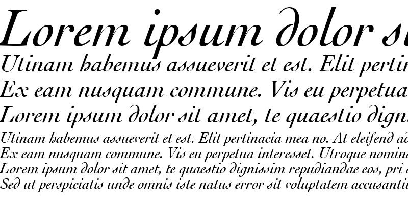 Sample of Cockney RegularItalic