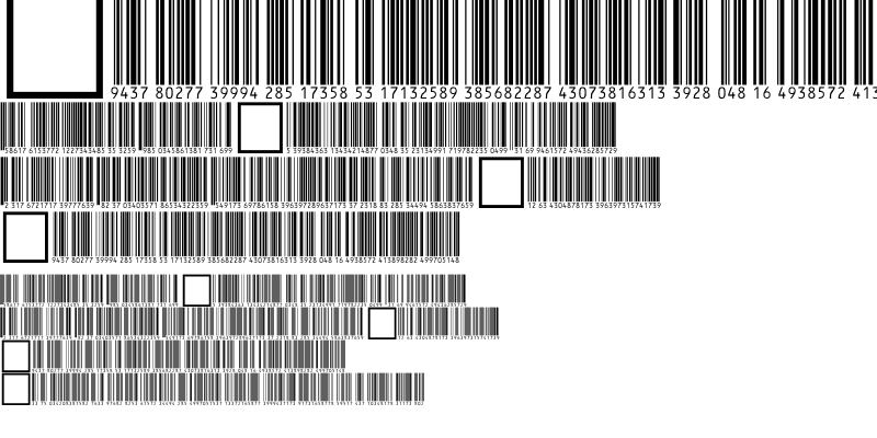 Sample of Code-EAN