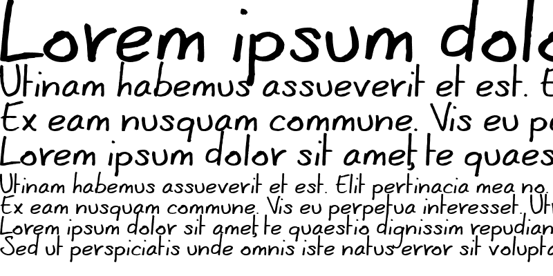 Sample of CoertSchrift Romaans