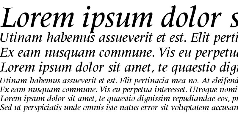 Sample of CoherentMediumSSK Italic
