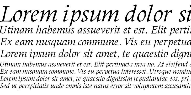 Sample of CoherentSSK Italic