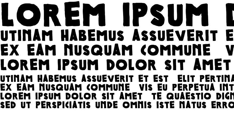 Sample of Colcothar Regular