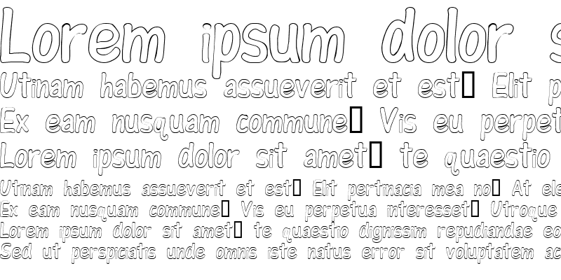 Sample of ColorFont