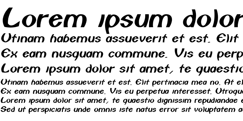Sample of Columbo Italic