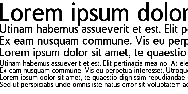 Sample of COM4t Sans Medium