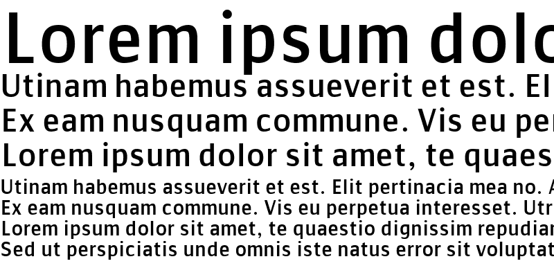 Sample of Communist Sans