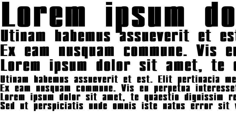 Sample of Compact Ex Bold