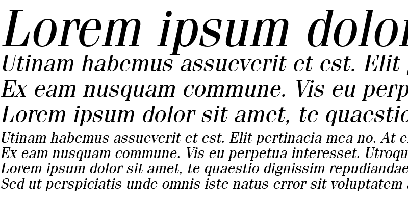 Sample of Compendium SSi Italic