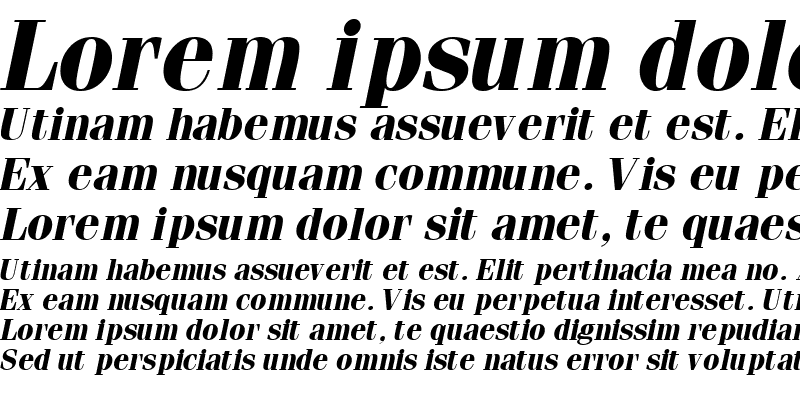 Sample of CompendiumSSK Bold Italic