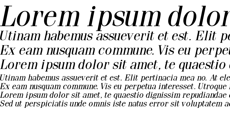 Sample of CompendiumSSK Italic