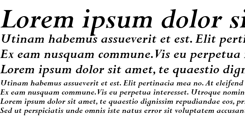 Sample of Compleat SSi Bold Italic