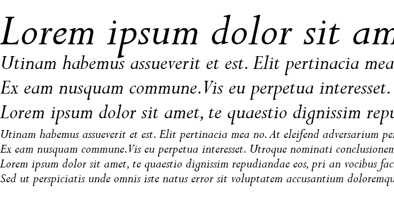 Sample of Compleat SSi Italic