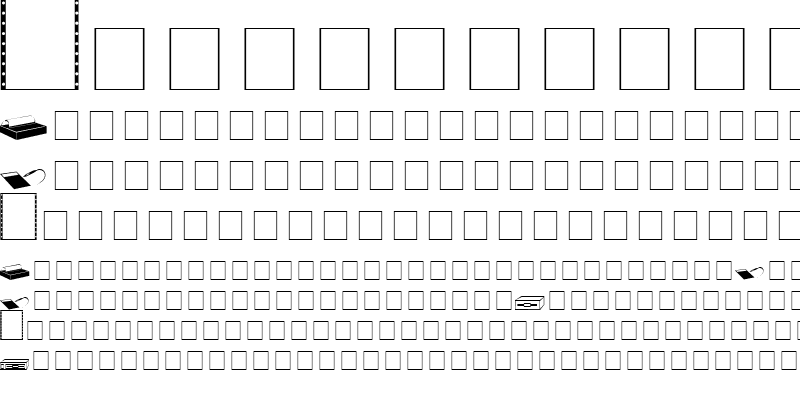 Sample of Computer Dingbats