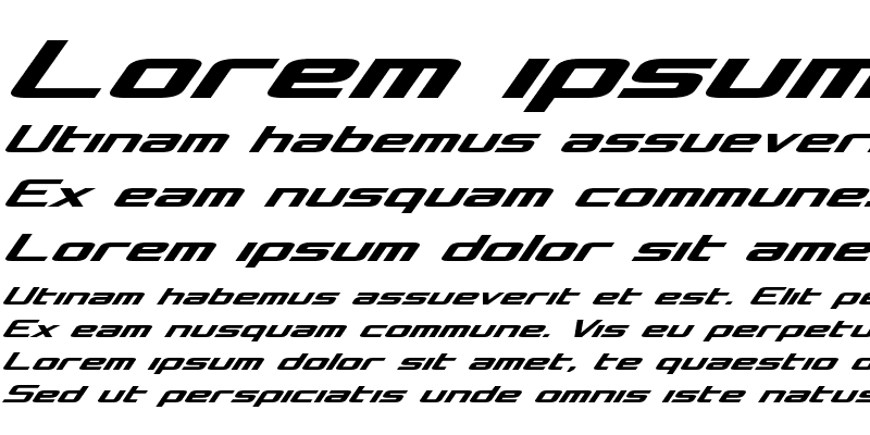 Sample of Concielian Bold Italic