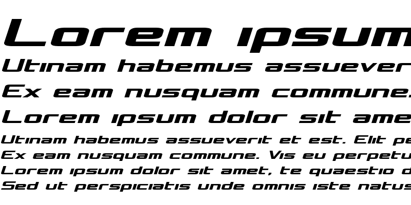 Sample of Concielian Bold Semi-Italic