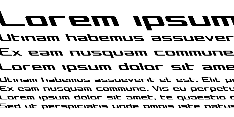 Sample of Concielian Leftalic Italic