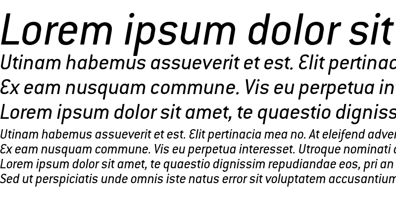 Sample of Conduit ITC Italic