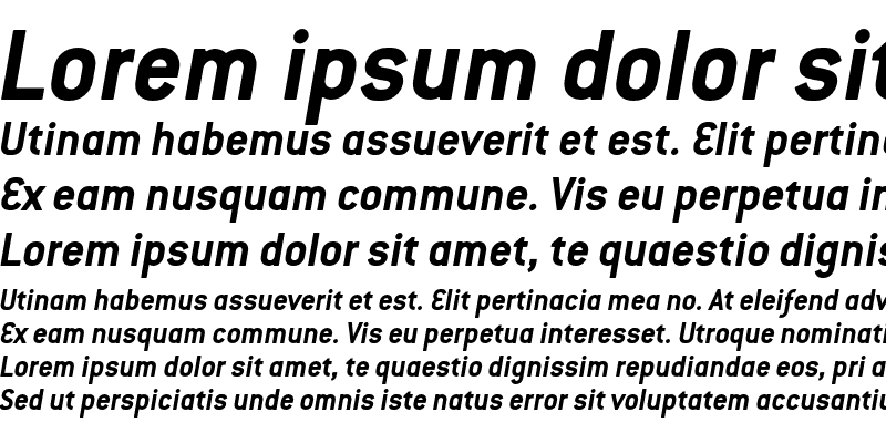 Sample of ConduitOSITC Bold Italic
