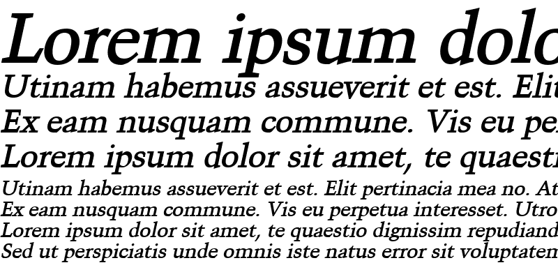 Sample of Congo Bold Italic