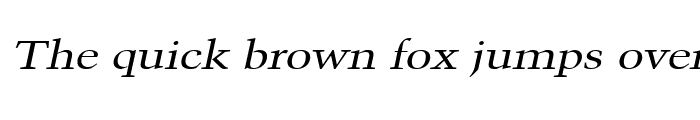 Preview of CongoWide Italic