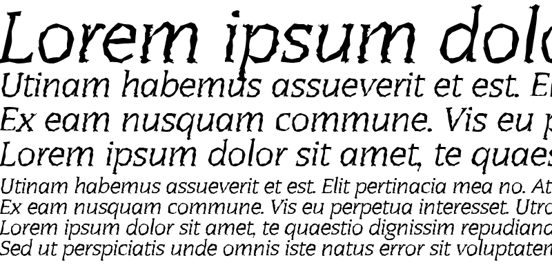 Sample of CongressRandom Italic