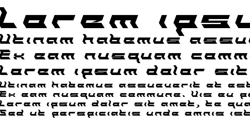 Sample of Connect Medium Italic
