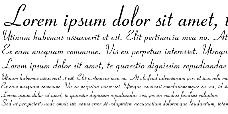 Sample of Connecticut Italic