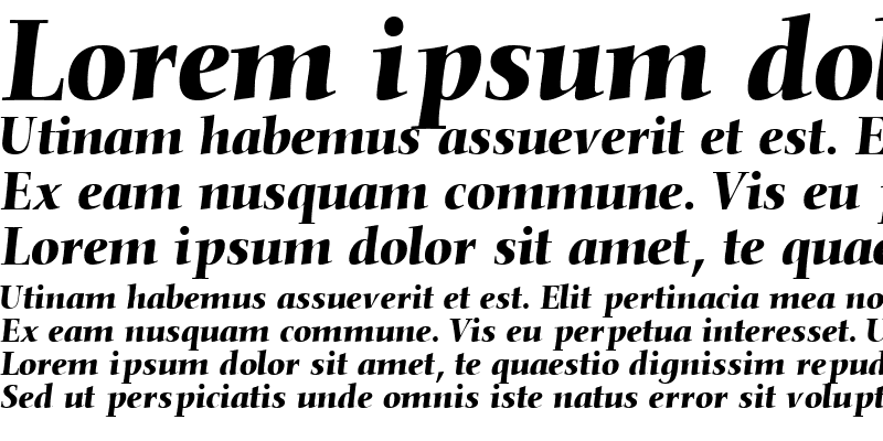 Sample of ConquistaSSK Italic