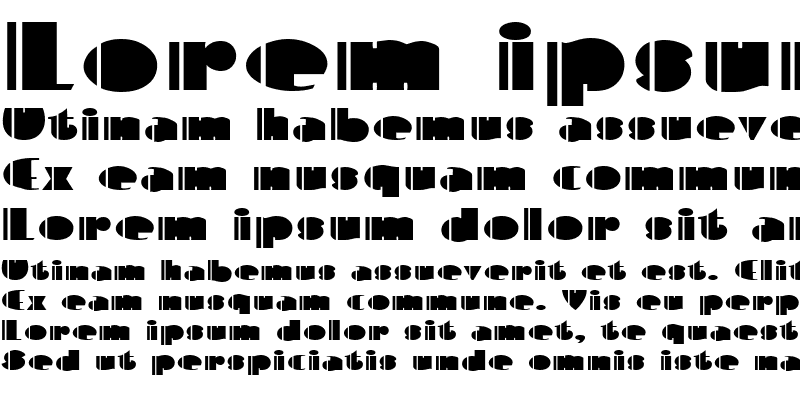 Sample of Contemporary Bold