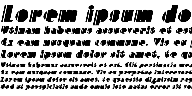 Sample of Contemporary Italic