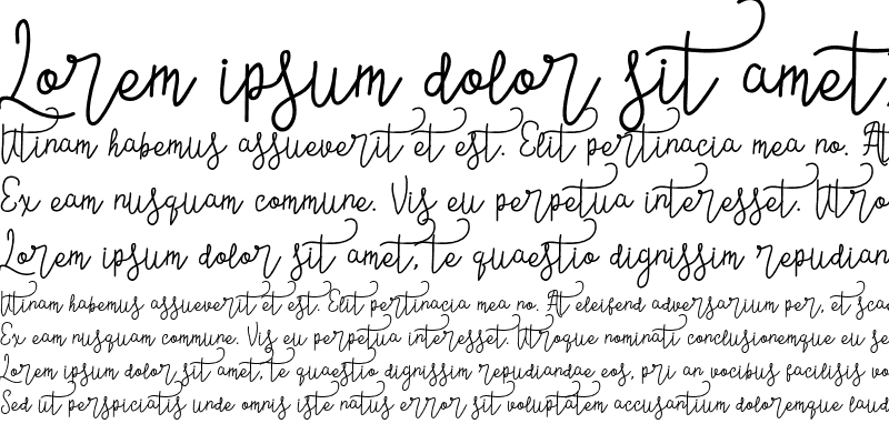 Sample of Contento Script