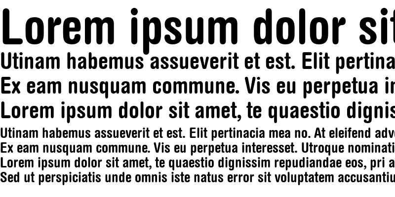 Sample of Context Rounded Condensed SSi Bold Condensed