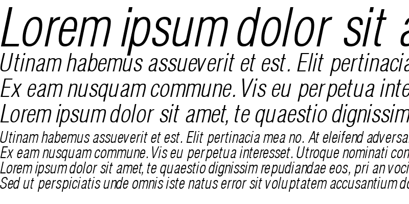 Sample of ContextLightCondSSK Italic