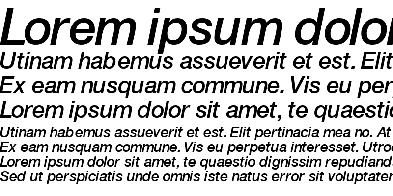 Sample of ContextRepriseMediumSSK Italic