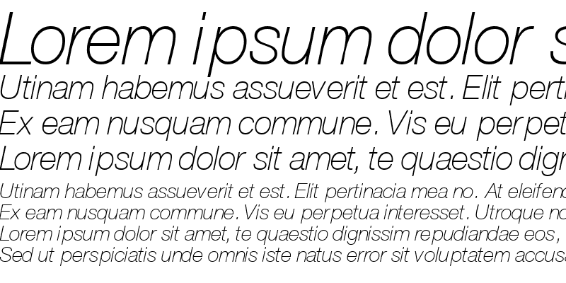 Sample of ContextRepriseThinSSK Italic