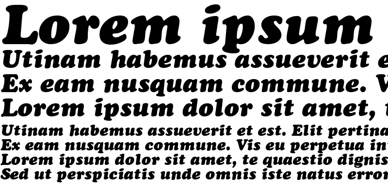 Sample of Cooper Italic