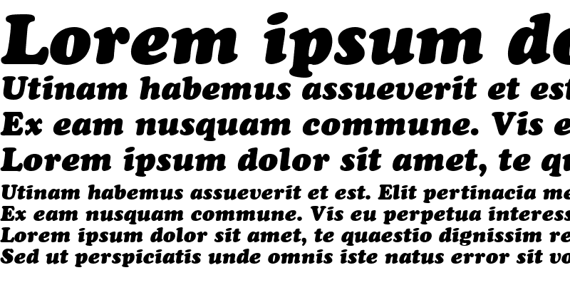 Sample of Cooper Rus Italic