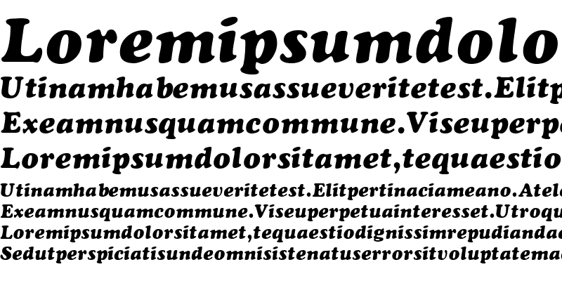 Sample of CooperSSK Italic