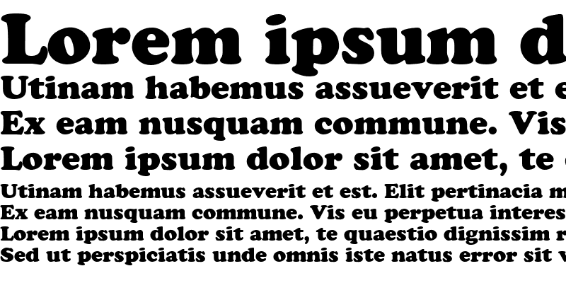 Sample of CopperCyr Bold